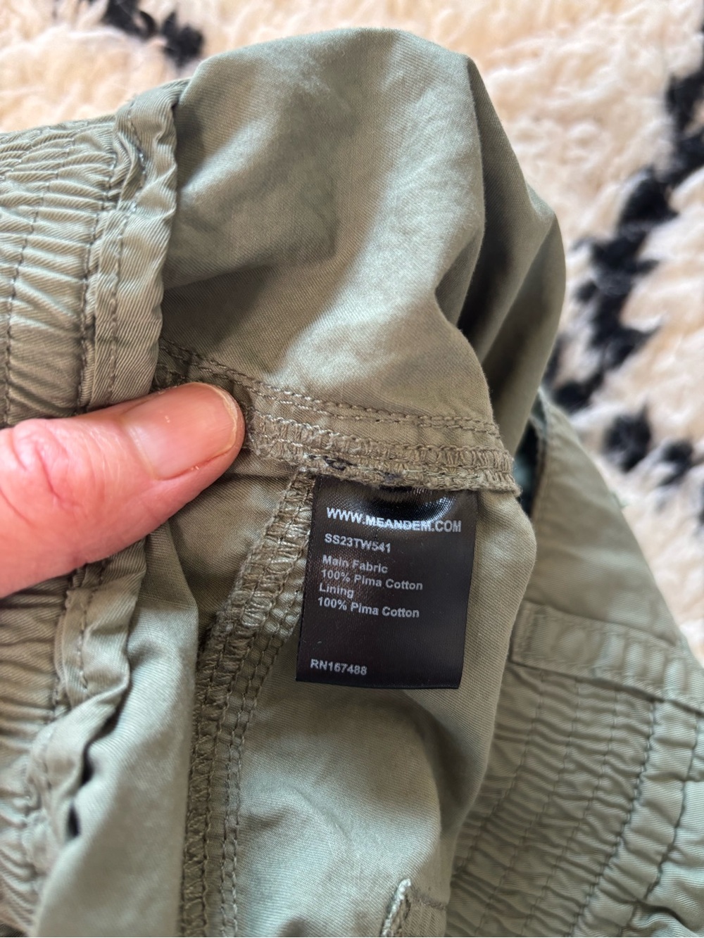 ME+EM Pima Cotton Cargo Trousers, size L - Picture 5 of 6